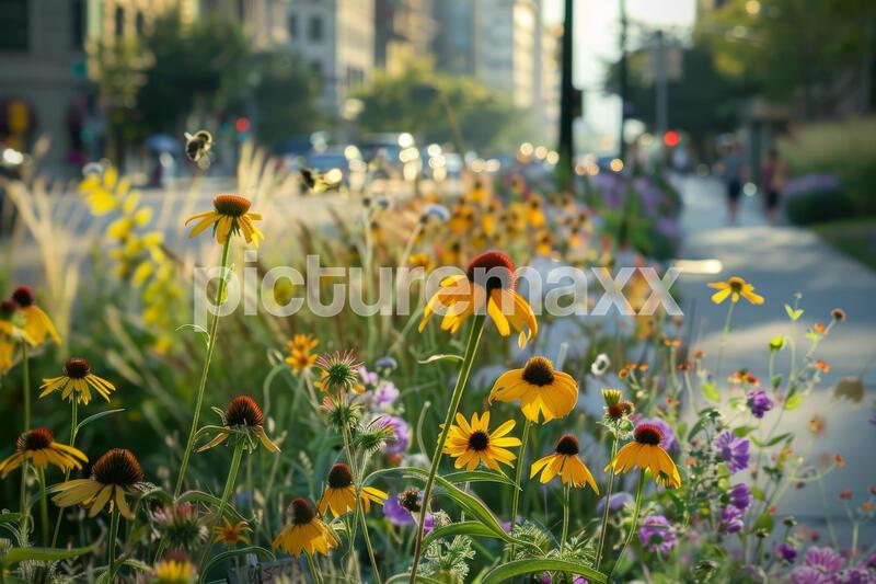 urban, wildlife, native, wildflowers, bees, butterflies, spring, oasis, city, corner, attracting, flourishing, biodiversity, pollinators, nature, conservation, green, space, habitat, ecosystem, vibrant, colorful, garden, sanctuary, insects, biodiversity, outdoors, environmental, sustainability, beauty