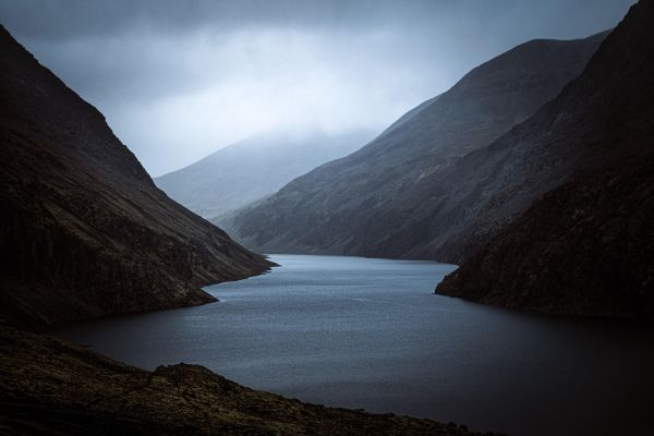 Mountain landscape in Norway