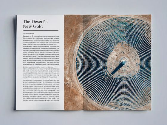 Spreadsheet of a publication in a magazine.