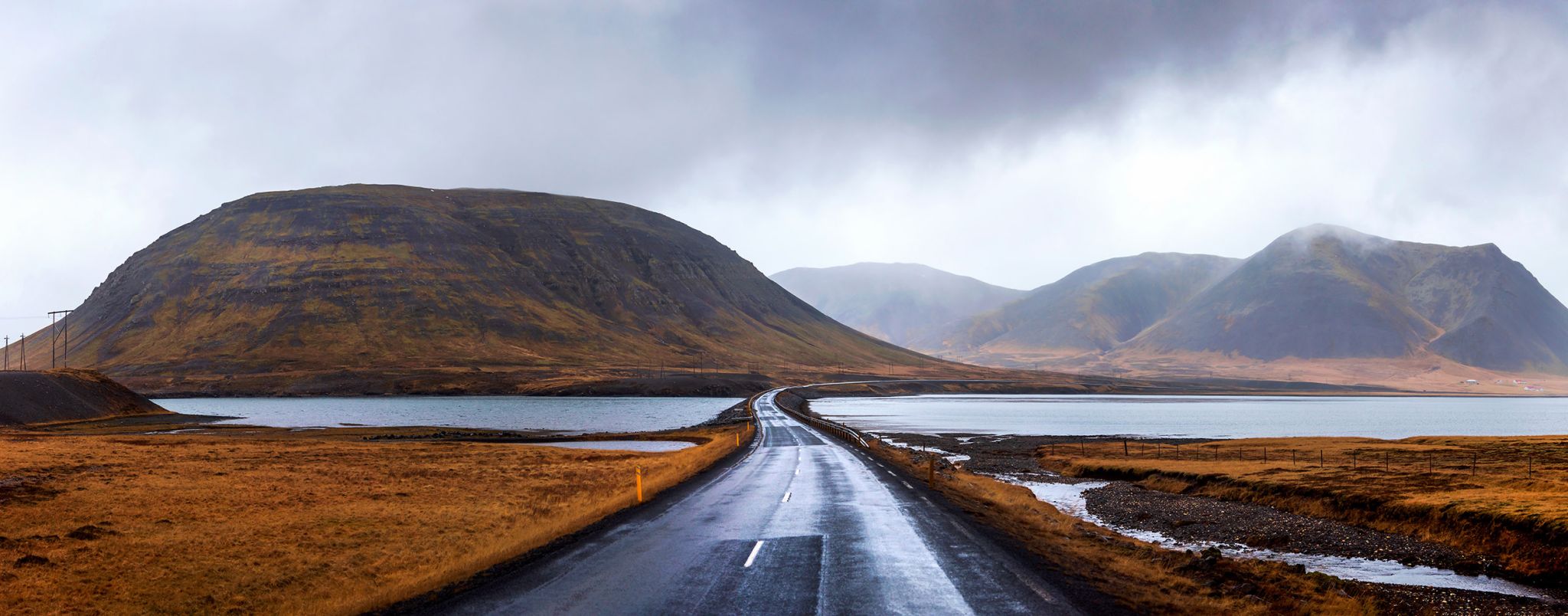 Road with mountains