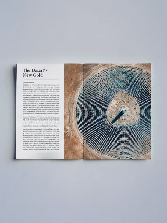 Spreadsheet of a publication in a magazine.