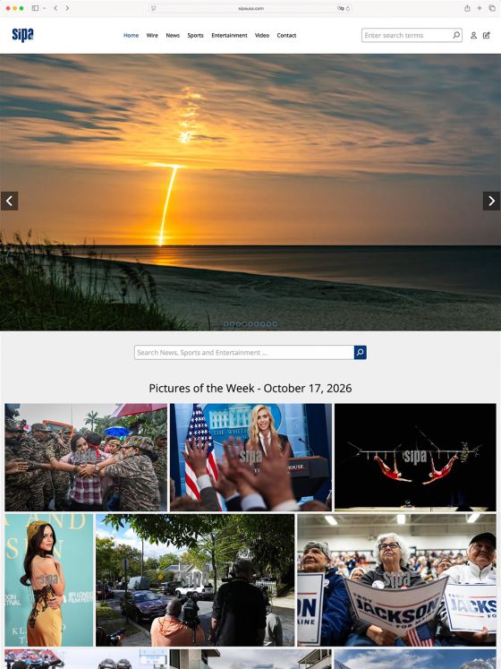 Screenshot of the sipa usa website